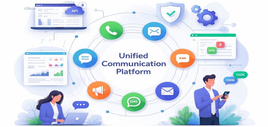 Platform Based Communication Omnichannel Call Center Software Unified Communication Platform